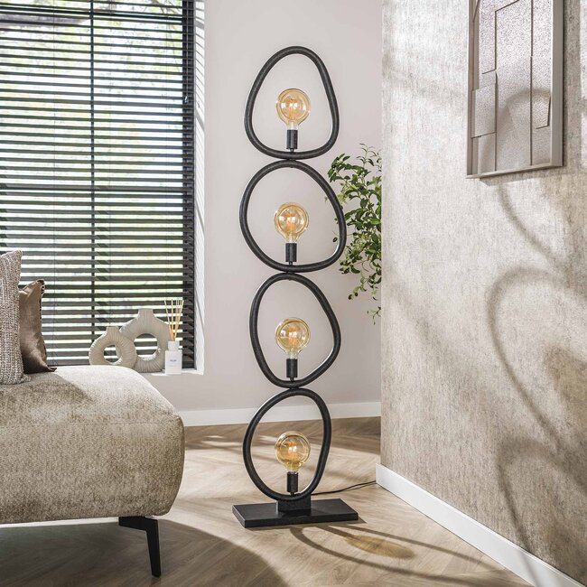 WoonStijl Vloerlamp 4L Pebble