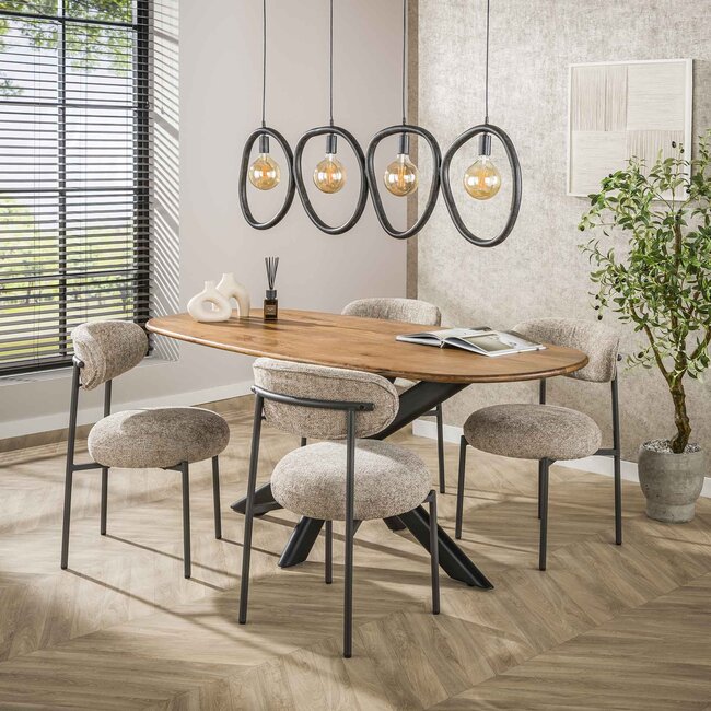 WoonStijl Hanglamp 4L Pebble