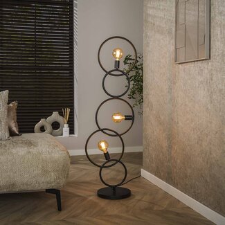 WoonStijl Vloerlamp 3L Loop