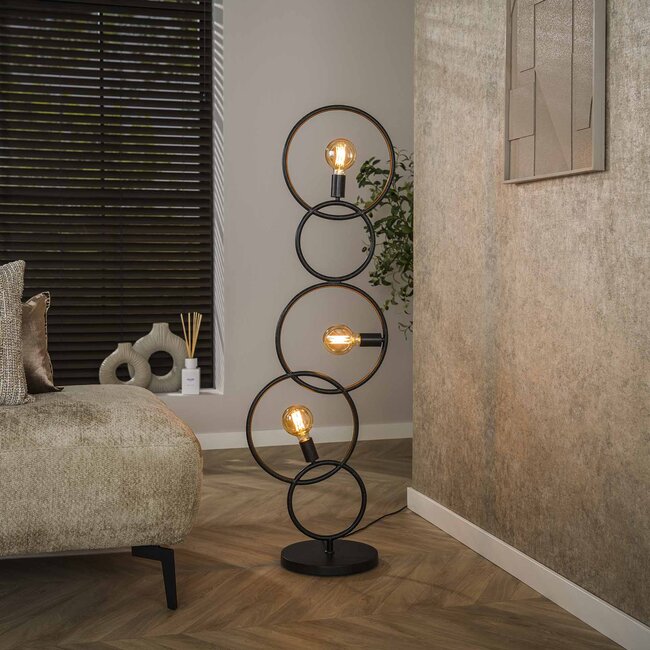 WoonStijl Vloerlamp 3L Loop