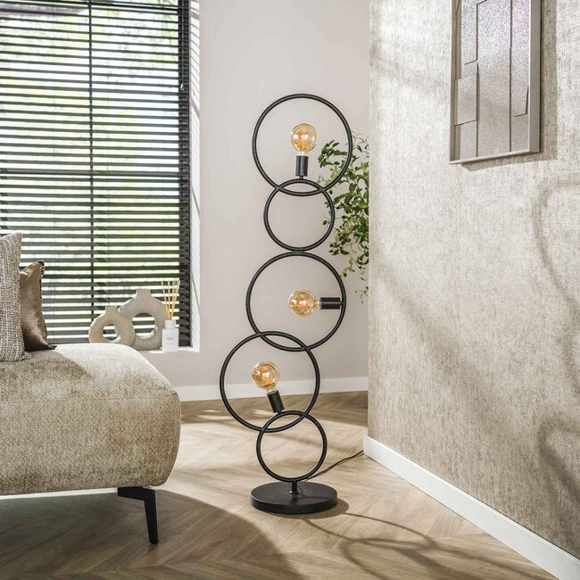 WoonStijl Vloerlamp 3L Loop