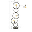 WoonStijl Vloerlamp 3L Loop