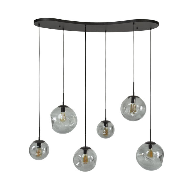 WoonStijl Hanglamp 6L Stellar Black