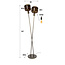 WoonStijl Vloerlamp 2L Bronza