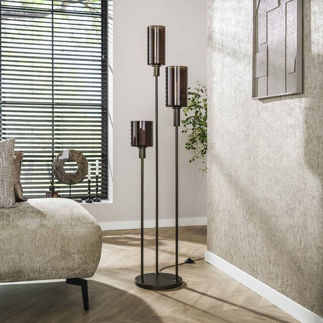 WoonStijl Vloerlamp 3L getrapt Sepiora
