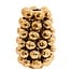 Light en Living Vaas deco Ø16x24,5 cm BUTANG keramiek metallic goud