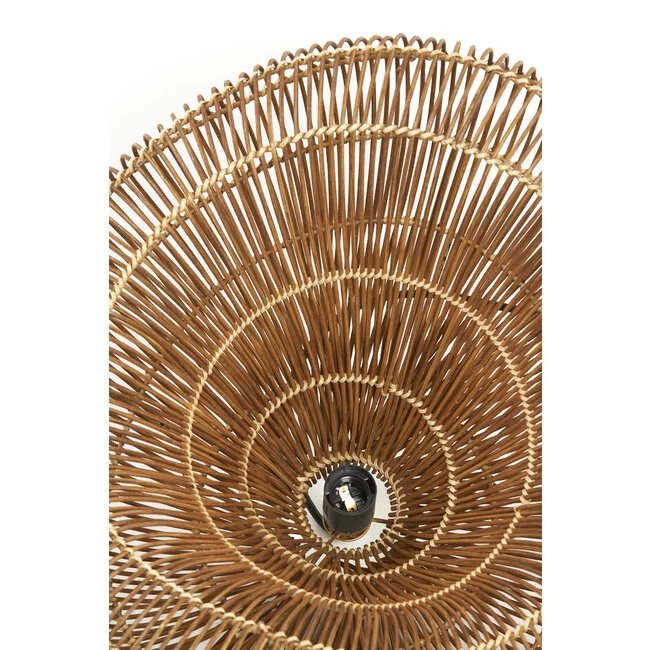 Light en Living Hanglamp 65x64x30,5 cm JANZUR rattan donkerbruin