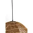 Light en Living Hanglamp 65x64x30,5 cm JANZUR rattan donkerbruin