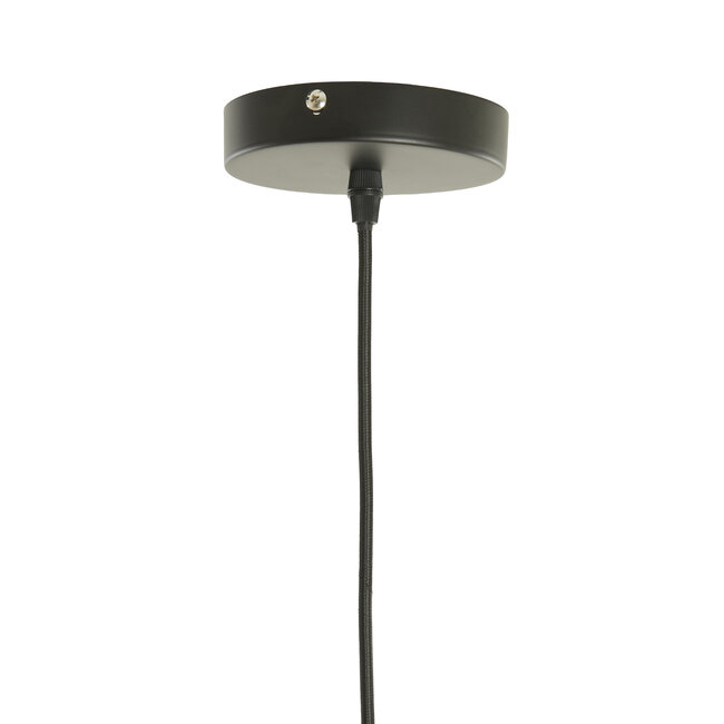 Light en Living Hanglamp 65x64x30,5 cm JANZUR rattan donkerbruin