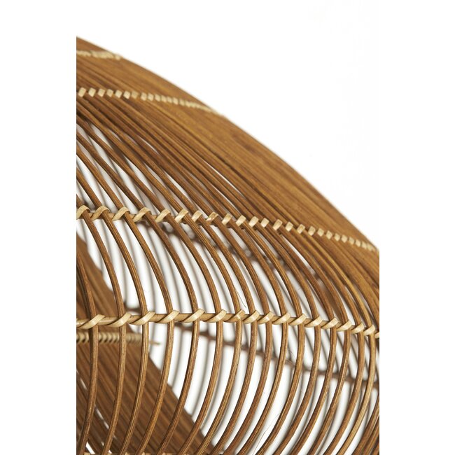 Light en Living Hanglamp 54x52,5x30,5 cm JANZUR rattan donkerbruin