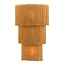 Light en Living Wandlamp 2L 33x14x59 cm MALAIKA bruin