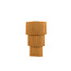 Light en Living Wandlamp 2L 33x14x59 cm MALAIKA bruin
