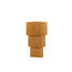 Light en Living Wandlamp 2L 33x14x59 cm MALAIKA bruin