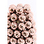 Light en Living Vaas deco Ø16x24,5 cm BUTANG keramiek metallic lichtroze