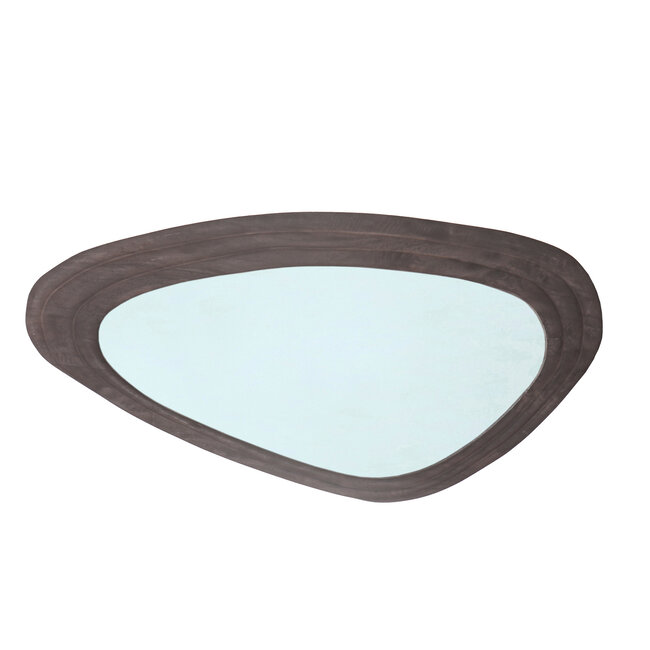 PTMD Spiegel Santin Bruin mango wood organic triangle