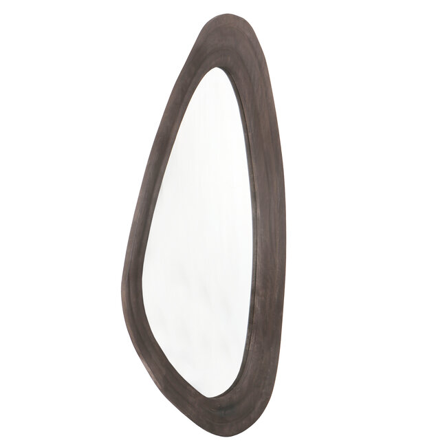 PTMD Spiegel Santin Bruin mango wood organic triangle