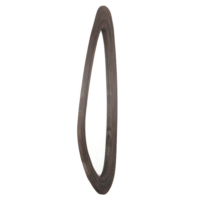 PTMD Spiegel Santin Bruin mango wood organic triangle