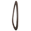 PTMD Spiegel Santin Bruin mango wood organic triangle