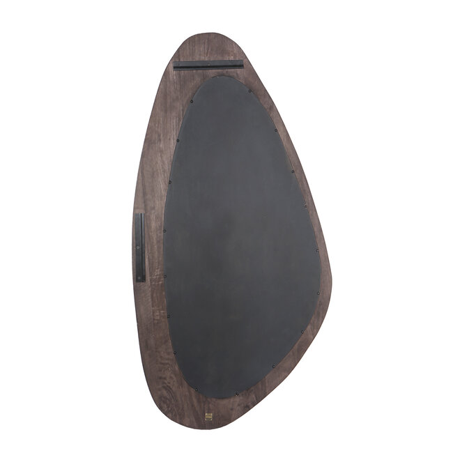 PTMD Spiegel Santin Bruin mango wood organic triangle