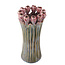 PTMD Vaas Tulips Mint Green ceramic tulip shaped L