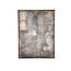 PTMD Schilderij Pathe Brown canvas rough pattern rechthoek