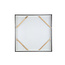 PTMD Schilderij Pathe Brown canvas rough pattern vierkant