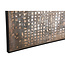PTMD Schilderij Pathe Brown canvas rough pattern vierkant