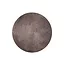 PTMD Schilderij Kemp Brown canvas rough round L - Ø 120 cm