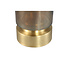 PTMD Kandelaar / Vaas Morrible Amber round glas hoog