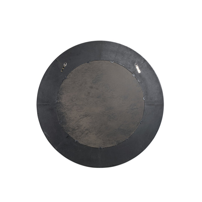 PTMD Spiegel Gezzy Natural wooden curl frame rond