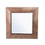 PTMD Spiegel Gezzy Natural wooden curl frame vierkant