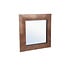 PTMD Spiegel Gezzy Natural wooden curl frame vierkant