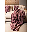 PTMD Plaid Linde Burgundy faux fur in giftbox