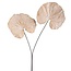 PTMD Kunsttak Leaves Plant Cream monstera leaf spray