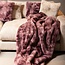 PTMD Plaid Linde Burgundy faux fur in giftbox