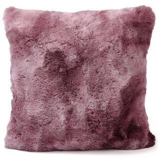 PTMD Kussen Linde Burgundy faux fur square S
