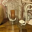 Light en Living Windlicht 17X13X28,5 cm DOLEGA glas helder+creme