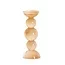 Light en Living Light & Living Kaarsenhouder ITINGA - Glas - Melk Amber - Ø10x26,5 cm