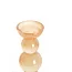 Light en Living Light & Living Kaarsenhouder ITINGA - Glas - Melk Amber - Ø10x26,5 cm