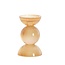 Light en Living Light & Living Kaarsenhouder ITINGA - Glas - Melk Amber - Ø9,5x15,5 cm