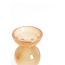 Light en Living Light & Living Kaarsenhouder ITINGA - Glas - Melk Amber - Ø9,5x15,5 cm