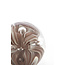 Light en Living Ornament Ø8x8 cm BREON glass brown+cream