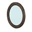 PTMD Spiegel Noam Bruin mango rond L - Ø 90 cm