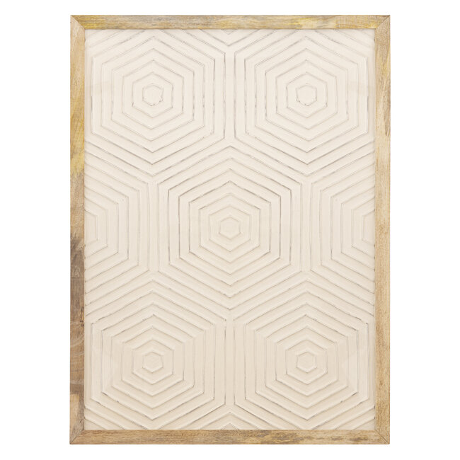 PTMD Wandpaneel Elasah hexagon creme
