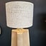 Light en Living Kap ovaal recht smal hoog 30-15-25 cm RIF  zand