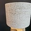 Light en Living Kap ovaal recht smal hoog 30-15-25 cm RIF  zand