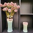 PTMD Vaas Tulips Mint Green ceramic tulip shaped S