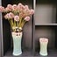 PTMD Vaas Tulips Mint Green ceramic tulip shaped M