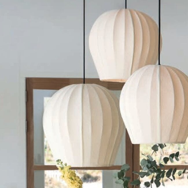 Light en Living Hanglamp Ø44x42 cm ZAGORI bouclé creme