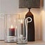 Light en Living Windlicht 23X18X33 cm DOLEGA glas helder+creme